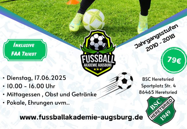 Tages-Camp bei BSC Heretsried (Pfingstferien)