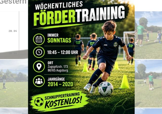 Wöchentliches Fördertraining